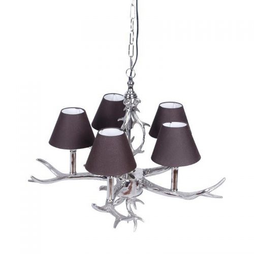 By Kohler  Chandelier 61x61x49cm Incl. Shades silver (107919)