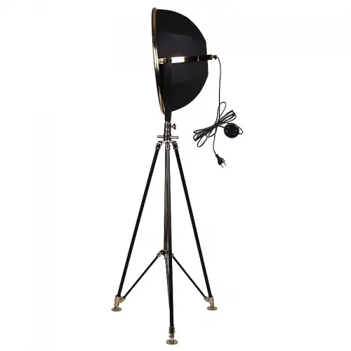 By Kohler  Floor Lamp Montezuma black silver Studio (112525)