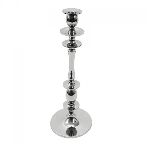 By Kohler  Candleholder 15x15x48cm Madeira Medium silver (104548)