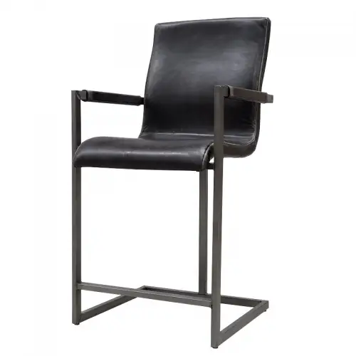 By Kohler  Swing Chair Classic.   SALE   Leat. ArmSeat H 65cm/ Foot Rest 15cm (105314)