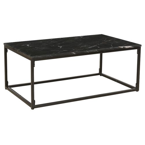 By Kohler  Coffee Table Brennan Marble Top Black (200269)