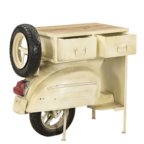 By Kohler  Console side Table vintage Scooter 96x48x100cm (200285)