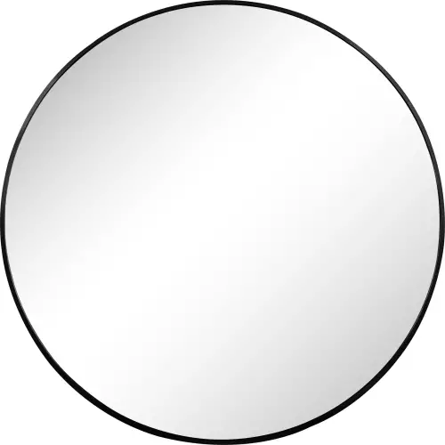 By Kohler  Black wall mirror round 100cm (200557)