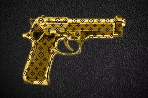 By Kohler  Golden lv gun 80x120cm (200632)