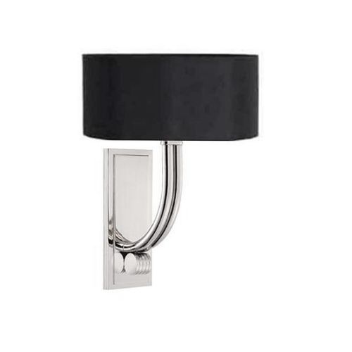 By Kohler  Wall Lamp 14x13x40cm incl. black shade (114724)