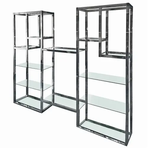 By Kohler  Rack Nolan 220x40x220cm silver Clear Glass (114733)