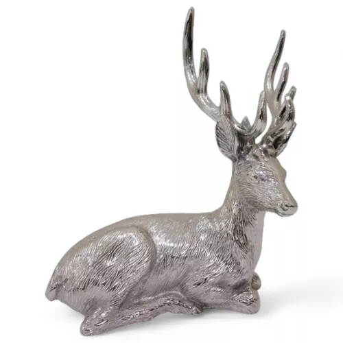 By Kohler  Reindeer Sculpture sitting 20.5x13x24cm (201878)