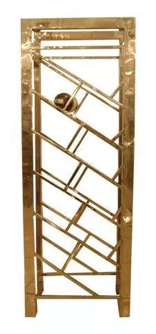 By Kohler  Wine Rack 40x21x110cm Gold (202064)